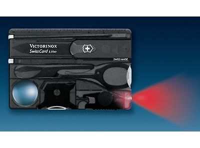 VICTORINOX SwissCard Lite, transparent-anthrazit